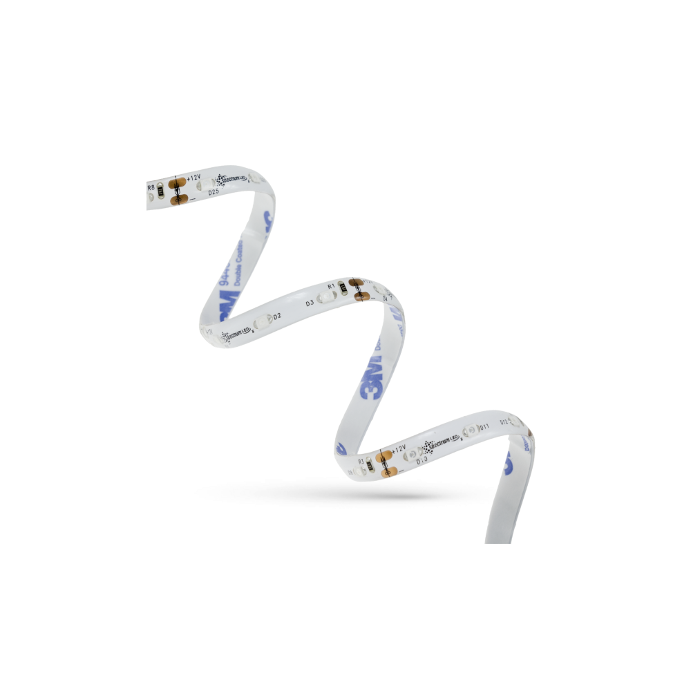 SPECTRUM - 1m LED pásik SMD 3528 - 4W/m - 60LED/m- IP44 (silikón) - 8mm - 12V - Žltý - (5m kotúč)