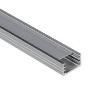 SPECTRUM - 2m SLIM Povrchový hliníkový profil / Transparentný difúzor