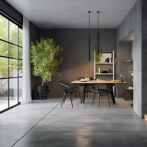 SPECTRUM - CHLOE SLIM závesné kruhové svietidlo GU11/MR11 IP20 Ø40x500mm / dĺžka kábla 1m 250V - Čierne / nast. uhol