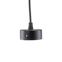 SPECTRUM - MADARA MINI RING závesné svietidlo IP20 Ø55x200mm / dĺžka kábla 1000mm 250V GU10 - Čierne