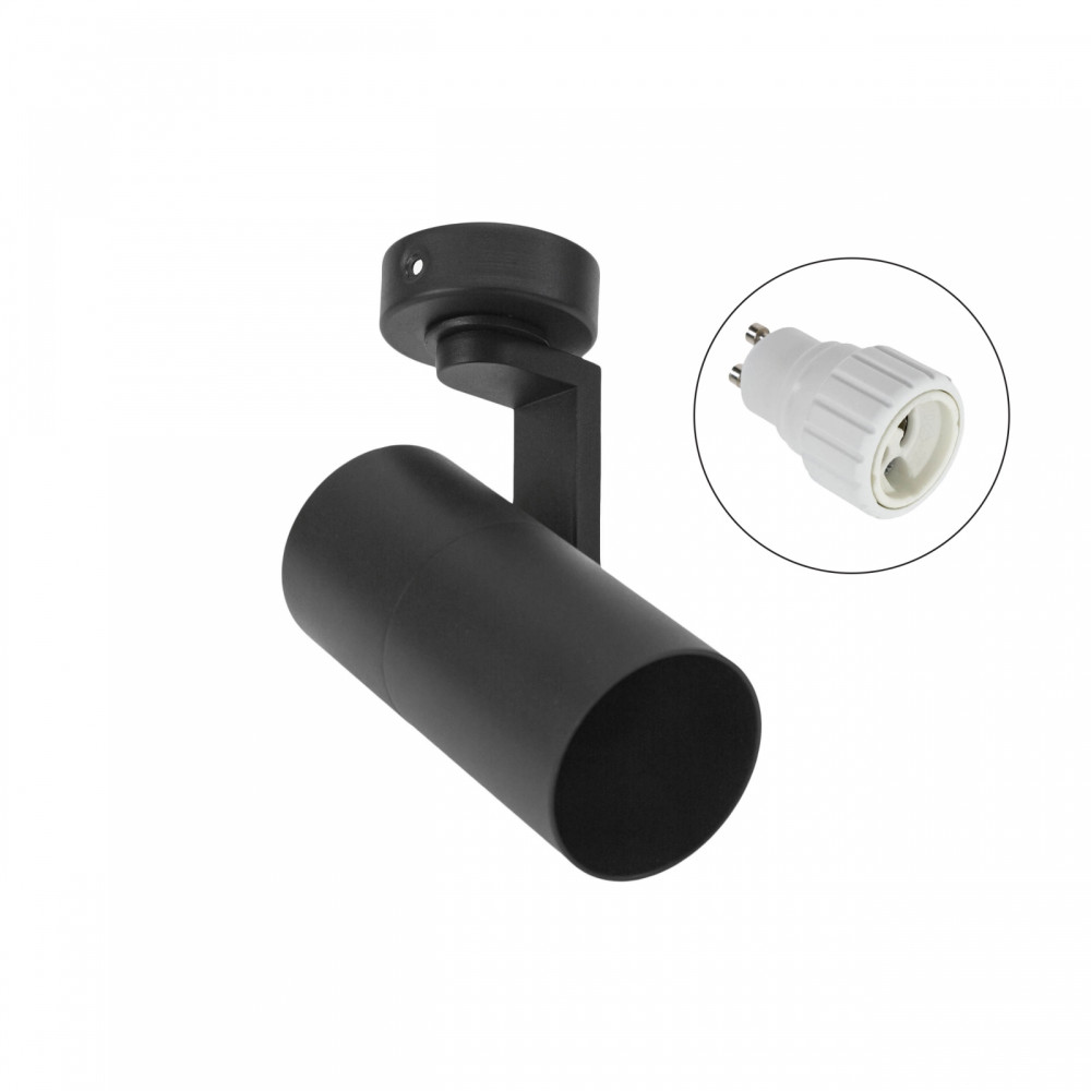 SPECTRUM - MADARA MINI II stropné/nástenné bodové svietidlo IP20 Ø56x120x117mm 250V GU10 - Čierne