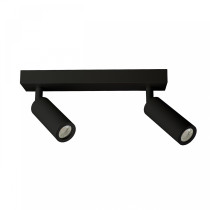 SPECTRUM - MADARA SLIM stropné bodové svietidlo 2xMR11 IP20 260x54x160mm 250V - Čierne