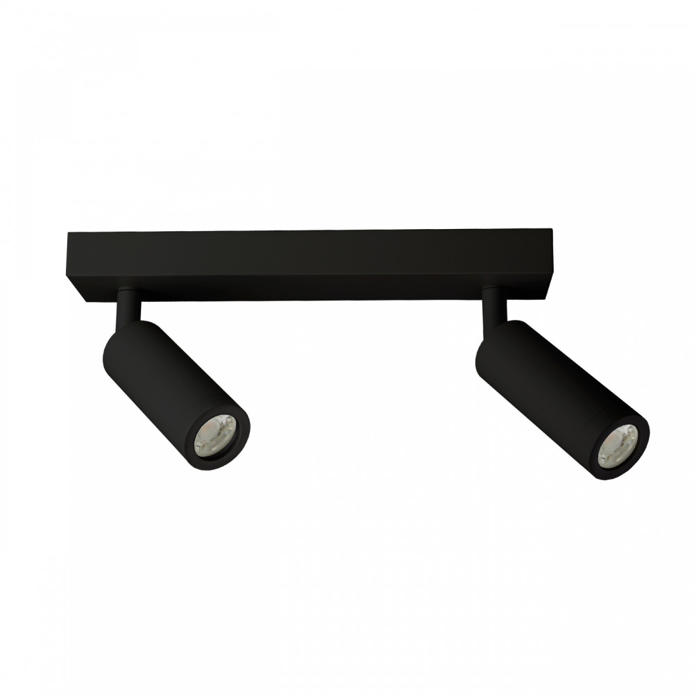 SPECTRUM - MADARA SLIM stropné bodové svietidlo 2xMR11 IP20 260x54x160mm 250V - Čierne