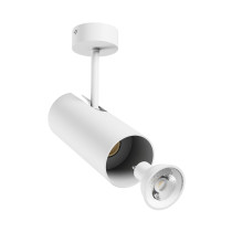 SPECTRUM - MADARA LIBRA stropné/nástenné bodové svietidlo IP20 Ø65x160x232mm 250V GU10 - Biele