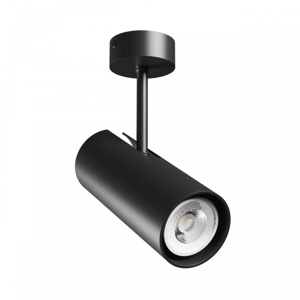 SPECTRUM - MADARA LIBRA stropné/nástenné bodové svietidlo IP20 Ø65x160x232mm 250V GU10 - Čierne