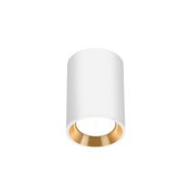 SPECTRUM - CHLOE MINI povrchové bodové kruhové svietidlo IP20 Ø70x100mm 250V - Bielo / Zlaté