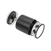 SPECTRUM - CHLOE AR111 povrchové bodové kruhové svietidlo GU10 IP65 120x115mm 250V - Čierne