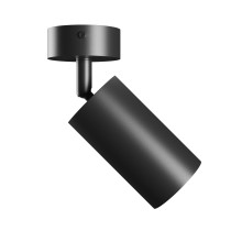 SPECTRUM - SQUALLA VARIOSAROUND - nástenné svietidlo GU10 IP20 Ø55x100x16SPECTRUM - 5mm 250V - Čierne