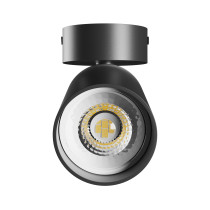 SPECTRUM - SQUALLA VARIOSAROUND - nástenné svietidlo GU10 IP20 Ø55x100x16SPECTRUM - 5mm 250V - Čierne