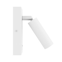 SPECTRUM - MADARA SLIM nástenné bodové svietidlo MR11 IP20 Ø38x95mm / 140x60x25mm 250V - Biele