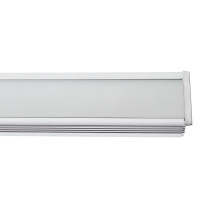 SPECTRUM - ALLDAY LED zapustené svietidlo 36W 120° IP20 1170x60x34,8MM 230V Teplá biela / 3000°K - Strieborné / záruka 5 rokov
