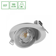 SPECTRUM - MOBILO LED 6,5W zapustené kruhové bodové svietidlo 36° IP20 Ø105x35mm 230V CCT - Biele