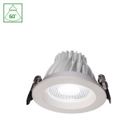 SPECTRUM - LACRIMA DOWNLIGHT COB LED 20W zapustené svietidlo 60° IP20 Ø190x90mm 230V Teplá biela / 3000°K - Biele
