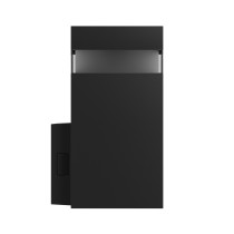 SPECTRUM - TORRE RING SQUARE 9W - fasádne jednosmerné svietidlo 30° IP54 99x78x156mm 230V CCT - Čierne