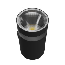 SPECTRUM - TORRE RING ROUND 9W - fasádne jednosmerné svietidlo 30° IP54 Ø99x78x156mm 230V CCT - Čierne