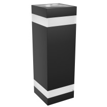 SPECTRUM - TORRE RING SQUARE 18W - fasádne obojsmerné svietidlo 30° IP54 99x78x240mm 230V CCT - Čierne