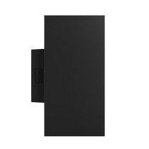 SPECTRUM - TORRE SQUARE 18W - fasádne obojsmerné svietidlo 30° IP54 99x78x162mm 230V CCT - Čierne