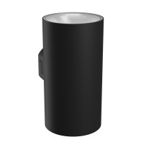 SPECTRUM - TORRE ROUND 18W - fasádne obojsmerné svietidlo 30° IP54 Ø99x78x162mm 230V CCT - Čierne