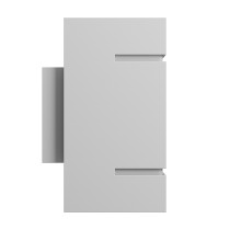 SPECTRUM - SQUALLA LUMO SQUARE- fasádne svietidlo G9 IP20 80x150mm 250V - Biele