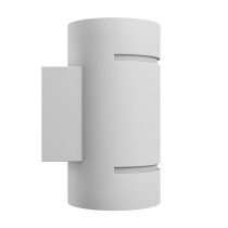 SPECTRUM - SQUALLA LUMO ROUND - fasádne svietidlo G9 IP20 Ø80x150mm 250V - Biele