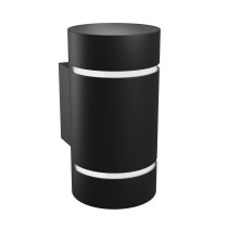 SPECTRUM - SQUALLA LUMO ROUND - fasádne svietidlo G9 IP20 Ø80x150mm 250V - Čierne