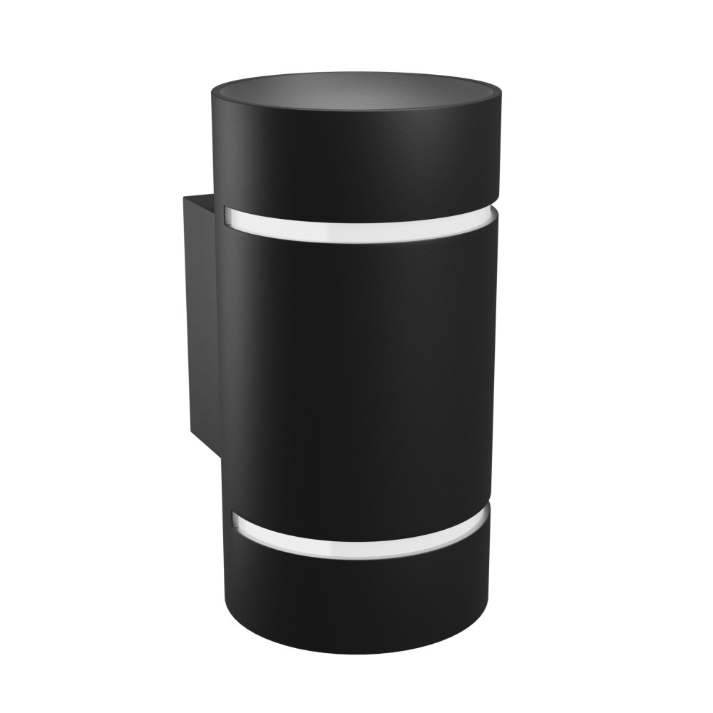 SPECTRUM - SQUALLA LUMO ROUND - fasádne svietidlo G9 IP20 Ø80x150mm 250V - Čierne