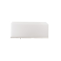 SPECTRUM - SCATOLLO 8W - fasádne svietidlo 180° IP54 200x100x75mm 230V CCT - Biele