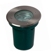 SPECTRUM - LUKKA 3LED CREE  3W nájazdové svietidlo 30° IP65 230V Studená biela / 6000°K - Strieborné