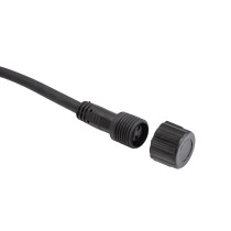 SPECTRUM - GARLAND 10M závesná girlanda INT/EXT 10xE27 IP44 9550mm / rozostup - 1m 250V - Čierna