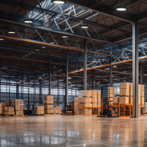 SPECTRUM - PLATEO 3 HIGH BAY 100W - priemyselné svietidlo 90° IP65 Ø250x120mm 230V Neutrálna biela / 4000°K - Čierne / 1-10V