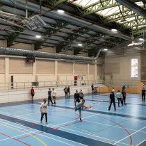 SPECTRUM - PLATEO 3 HIGH BAY 100W - priemyselné svietidlo 90° IP65 Ø270x160mm 230V Neutrálna biela / 4000°K - Čierne / DALI