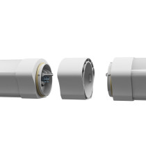 SPECTRUM - LIMEA VARIO 1500 - 30W/40W/50W hermetické svietidlo IK08 IP65 1500x86x70mm 230V CCT - Biele / Záruka 5 rokov