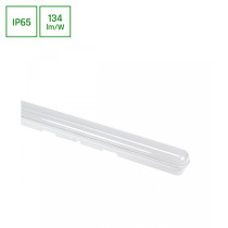 SPECTRUM - LIMEA GO 1200 - 50W hermetické svietidlo IK07 IP65 1200x60x52mm 230V Studená biela / 6000°K - Biele