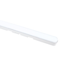 SPECTRUM - LIMEA GO 1200 - 50W hermetické svietidlo IK07 IP65 1200x60x52mm 230V Studená biela / 6000°K - Biele