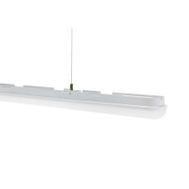 SPECTRUM - LIMEA GO 1200 - 50W hermetické svietidlo IK07 IP65 1200x60x52mm 230V Studená biela / 6000°K - Biele