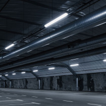 SPECTRUM - LIMEA GO 600 - 25W hermetické svietidlo IK07 IP65 600x60x52mm 230V Studená biela / 6000°K - Biele