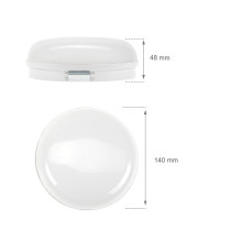 SPECTRUM - TECHNIC ROUND LED 8W - technické svietidlo 120° IK10 IP54 Ø140x48mm 230V Neutrálna biela / 4000°K - Biele
