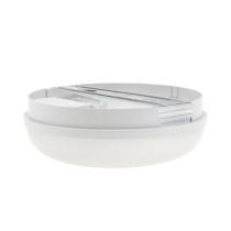 SPECTRUM - TECHNIC ROUND LED 8W - technické svietidlo 120° IK10 IP54 Ø140x48mm 230V Neutrálna biela / 4000°K - Biele