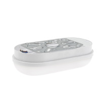 SPECTRUM LED - TECHNIC OVAL LED 8W - technické svietidlo 120° IK10 IP54 157x80x46mm 230V Neutrálna biela / 4000°K - Biele