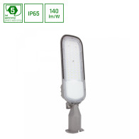 SPECTRUM - STREETOS 2 LED 50W pouličné svietidlo IP65 490x148x86mm 230V Neutrálna biela / 4000°K - Sivé / Záruka 5 rokov