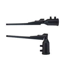 SPECTRUM - STREETOS SLIM LED 30W pouličné svietidlo IP65 423x109x76mm 230V Neutrálna biela / 4000°K - Čierne / Záruka 5 rokov