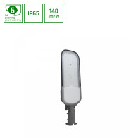 SPECTRUM - STREETOS 2 LED 150W pouličné svietidlo IP65 Neutrálna biela / 4000°K - Sivé / súmrakový senzor / Záruka 5 rokov