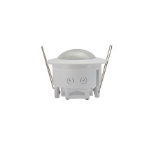 SPECTRUM - PIR senzor max. 2000/1000W - zapustený 360° IP20 Ø76x60 230V - dosah max. 6m