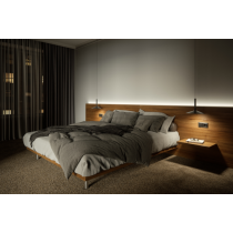 LUMINES - 2,02m - Hliníkový profil LUMINES typ J - drážkový - eloxovaný - nerez (bronz)