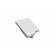 TOMPET - 1ks -Koncovka pre profil UNI12 - GEN2 - bez otvoru – sivá