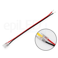 epiLED – Napájací konektor s káblom pre 8 mm jednofarebné COB pásiky