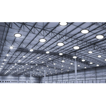 ecoPLANET - LED svietidlo High Bay UFO - 100W - 10000lm - IP65 - 230V - neutrálna biela / 4500°K - čierne