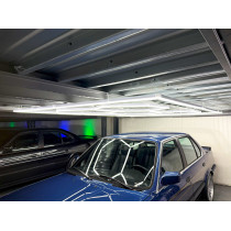 BERGE - LED stropné svietidlo HEXAGON - 310W - 216 x 290cm - IP44 - 230V - studená biela / 6500°K - biele