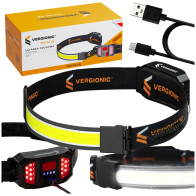 VERGIONIC - LED čelovka / svietidlo 2v1 - 4W - micro USB