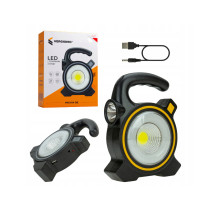 VERGIONIC  - LED solárne svietidlo COB s dobíjaním - 5W - 300lm - IP44 - Studená biela / 6000°K
